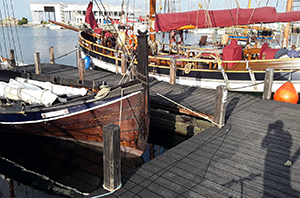 im Aarhus trae skibs havn